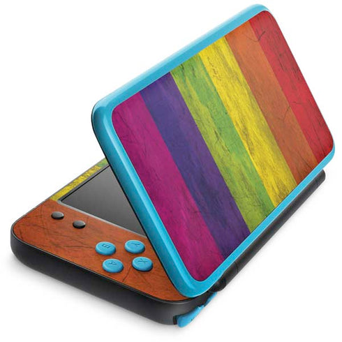 Distressed Rainbow Flag Nintendo 2DS XL (2017) Skin